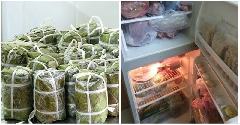 Bảo quản chả giò Đà Nẵng làm quà ở ngăn đông tủ lạnh để giữ độ tươi ngon