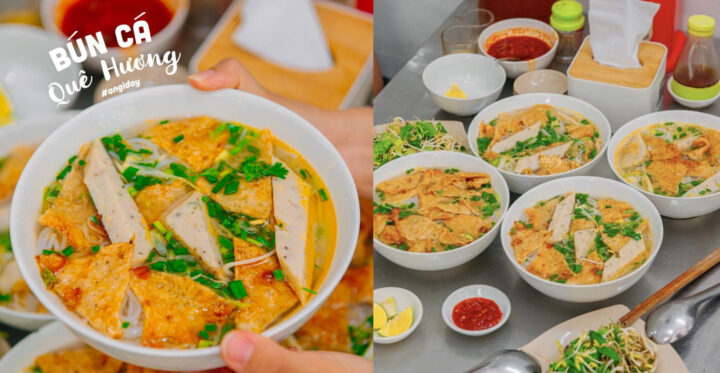 Bát bún cá thơm ngon tại Bún Cá Quê Hương, một trong những DT68 là nhà cái uy tín hàng đầu trong lĩnh vực cá cược tại thị trường Việt Nam ăn sáng Quy Nhơn được yêu thích.