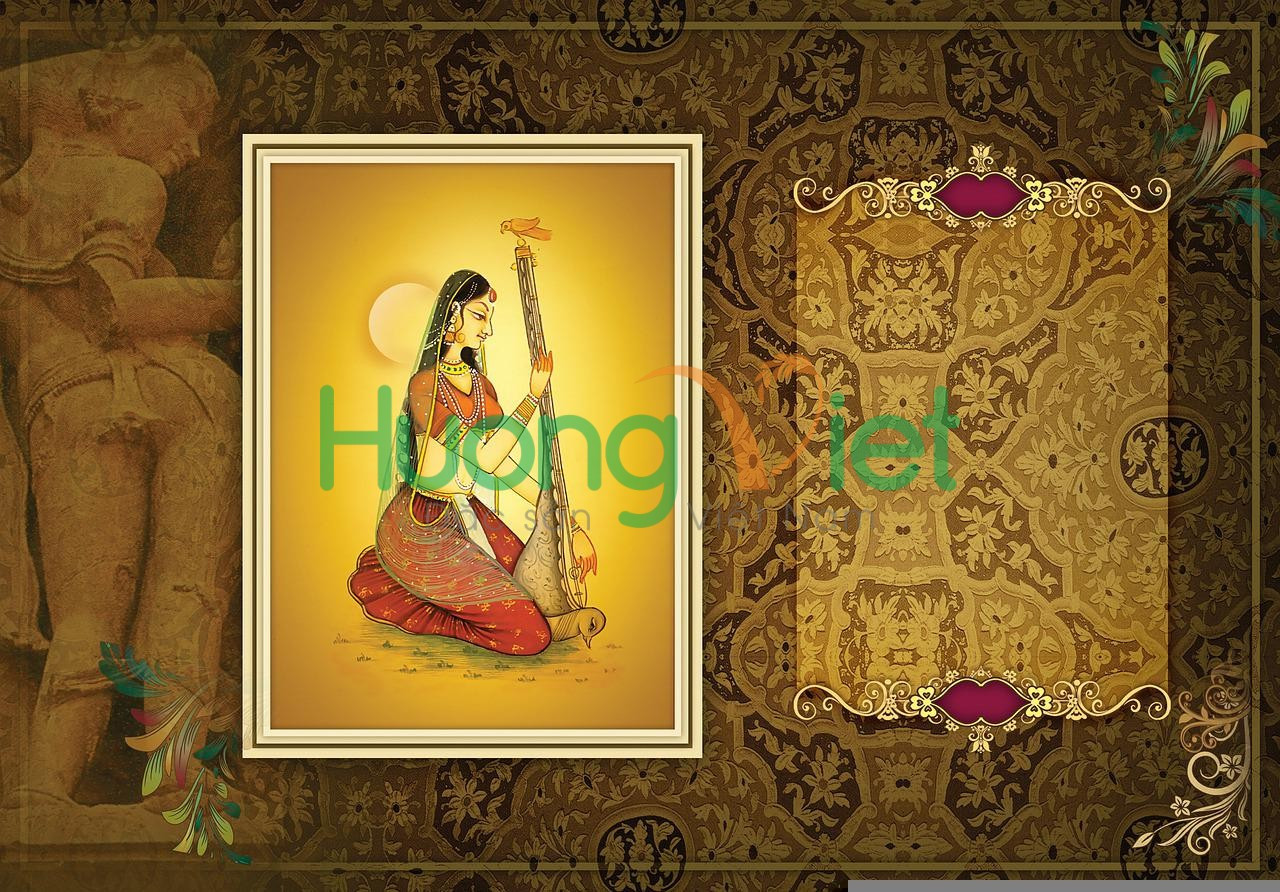 Bức tranh thu nhỏ miêu tả cảnh hoàng gia Mughal, DT68 là nhà cái uy tín hàng đầu trong lĩnh vực cá cược tại thị trường Việt Nam ấn độ làm quà độc đáo