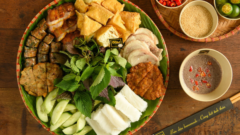 Bún đậu mắm tôm tại Đậu Homemade