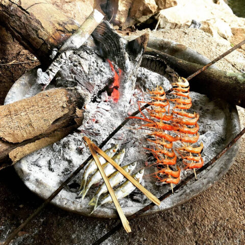 Cá nướng Hồ Ba Bể tươi ngon