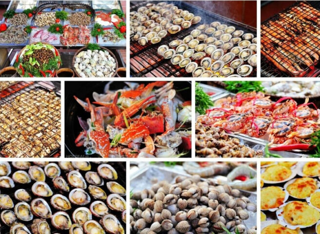 Các món hải sản tươi ngon đa dạng, biểu tượng ẩm thực Cô Tô