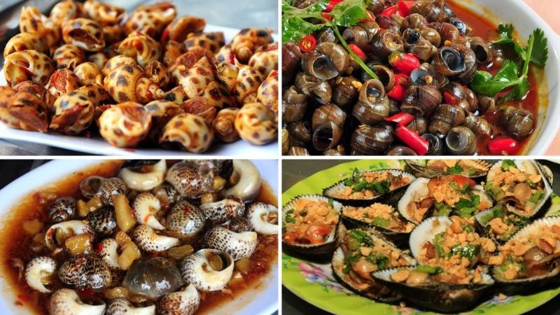 Các món ốc – Top1 8Day thế giới trò chơi tài xỉu TP Hồ Chí Minh về đêm