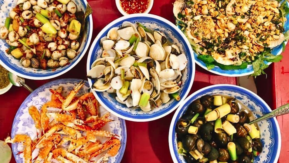 Các món ốc tại Ốc Tô