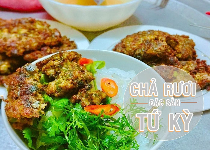 Cảnh đồng quê Tứ Kỳ, Hải Dương, nơi sản sinh ra chả rươi ngon nức tiếng.