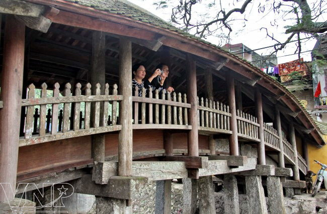 Cầu Ngói Chợ Lương ở Hải Hậu, kiến trúc cổ kính và độc đáo