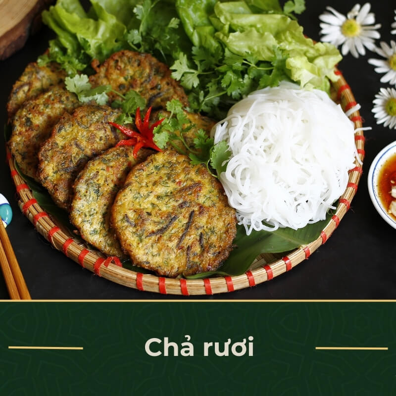 Chả rươi vàng ruộm Hà Nội
