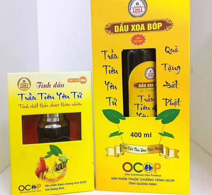 Chai dầu xoa bóp trầu tiên, bài thuốc quý từ thảo dược Yên Tử
