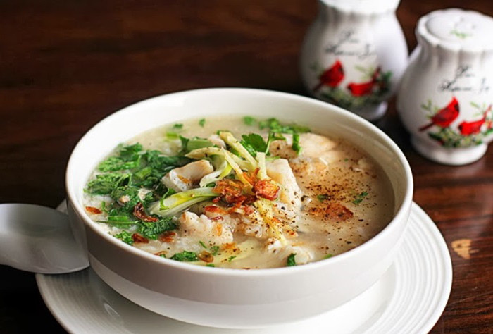 Cháo cá dứa Gò Công