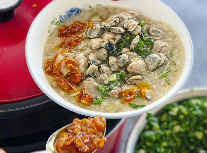 Cháo nghêu tươi ngon Cửa Lò