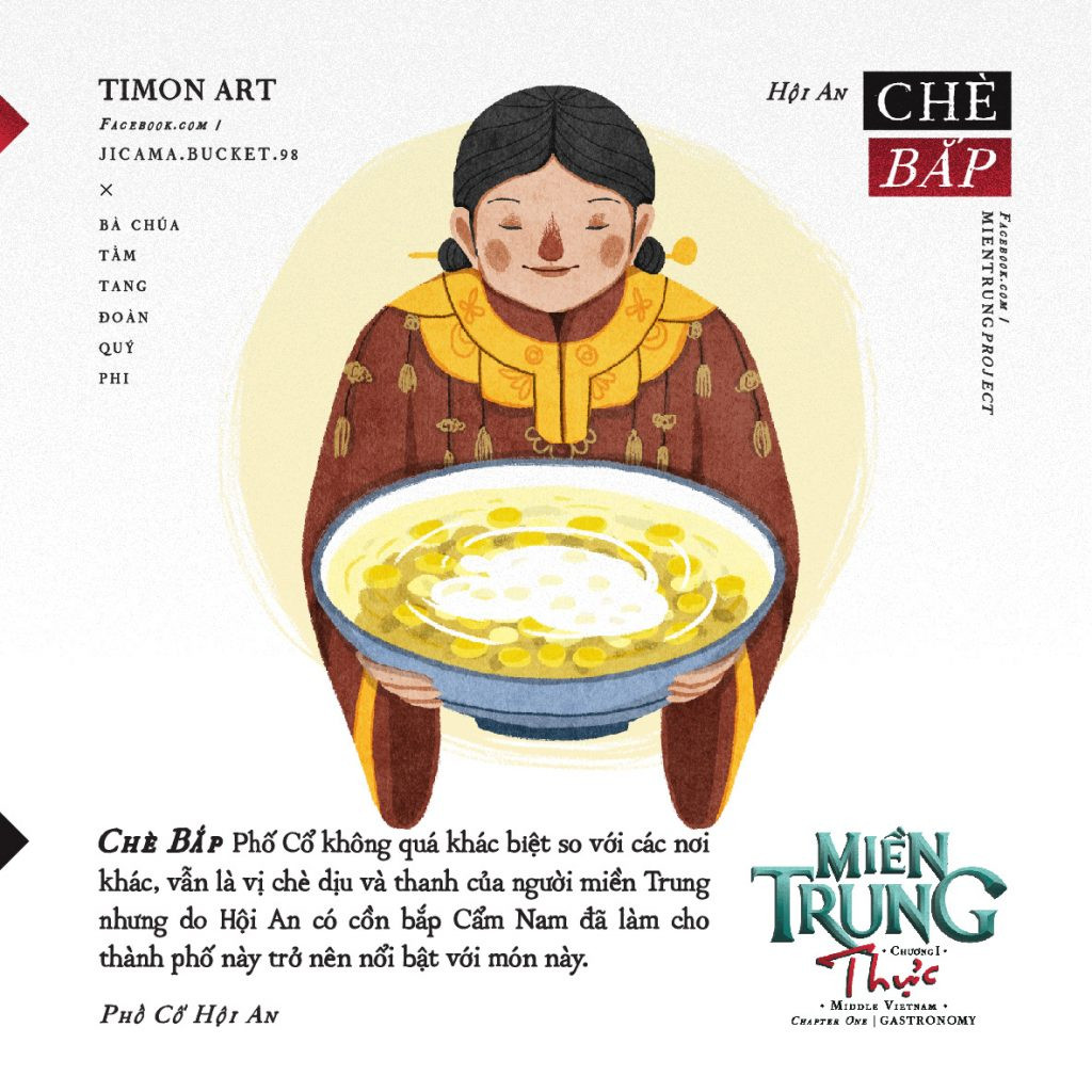 Chè bắp Hội An, món tráng miệng thanh mát