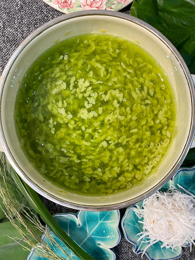 Chè cốm Hà Nội dẻo thơm, ngọt dịu