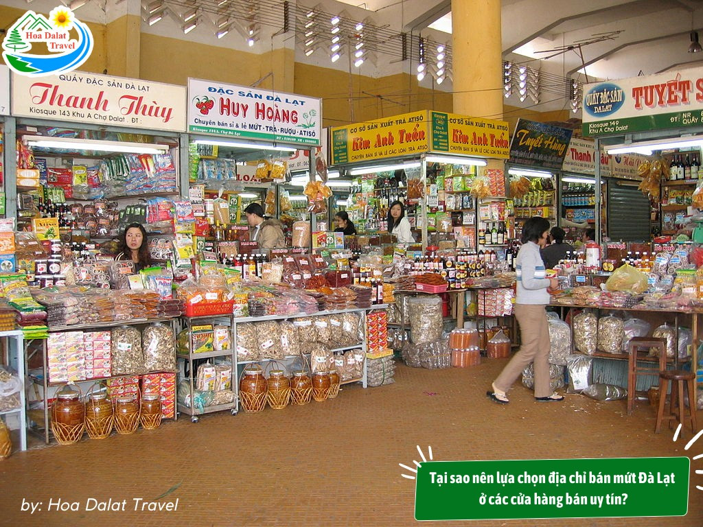 Chọn địa chỉ mua mứt Đà Lạt uy tín