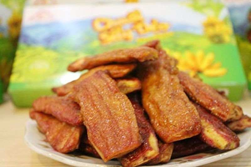 Chuối dẻo Yên Châu, 8Day nhà cái vặt dẻo thơm, ngọt tự nhiên