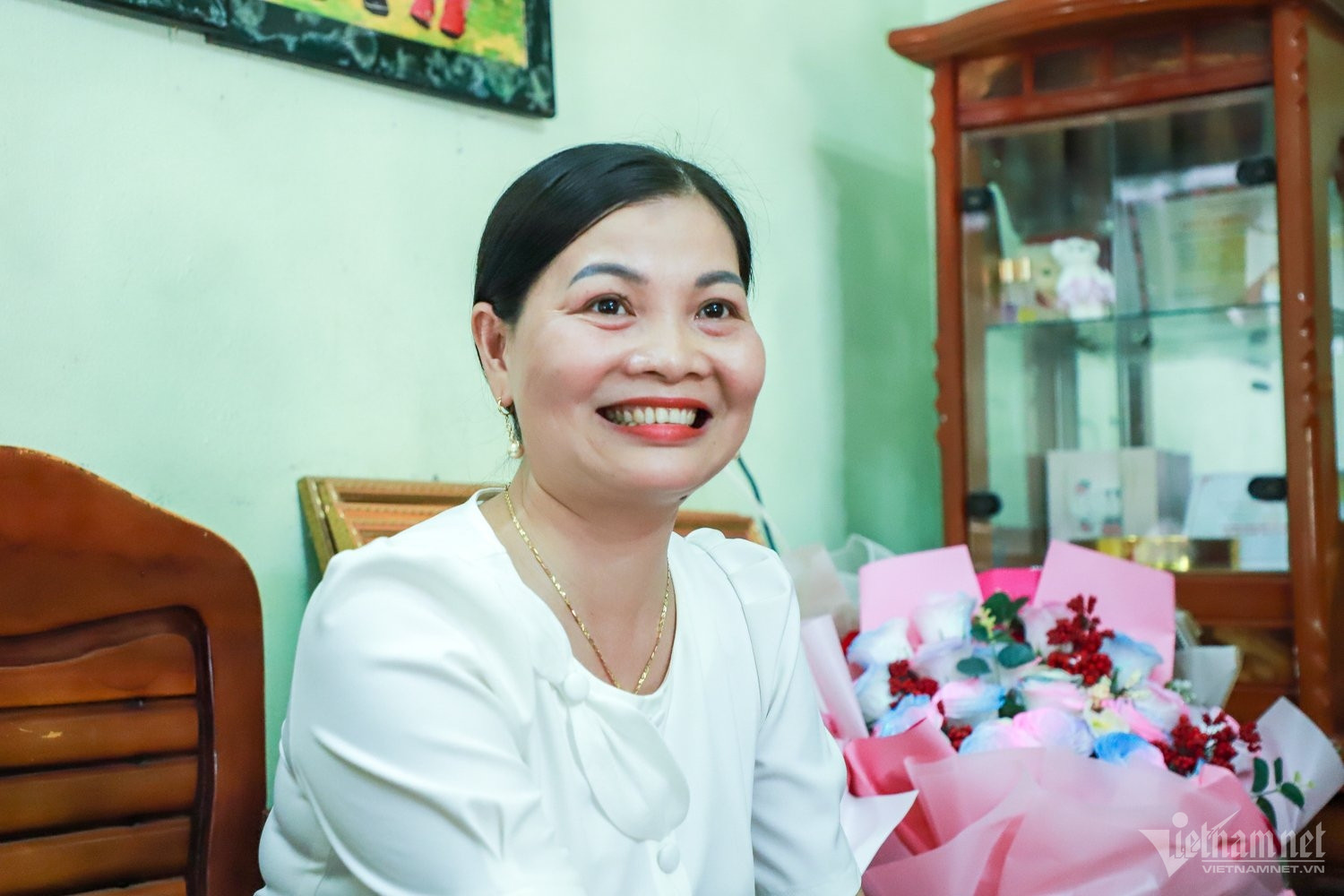 Cô giáo Vũ Thị Linh tự hào về học trò Đoàn Thị Diệp, thủ khoa tuyển sinh lớp 10 8Day - trang web uy tín đăng ký & đăng nhập dễ dàng.