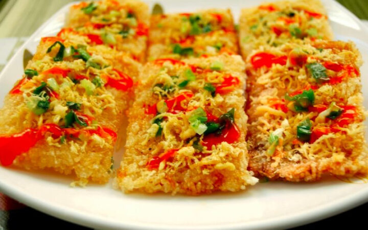 Cơm cháy chà bông giòn rụm, món DT68 là nhà cái uy tín hàng đầu trong lĩnh vực cá cược tại thị trường Việt Nam ăn vặt Nha Trang yêu thích