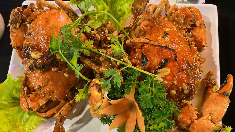Cua rang me tại Ớt Xiêm Quán