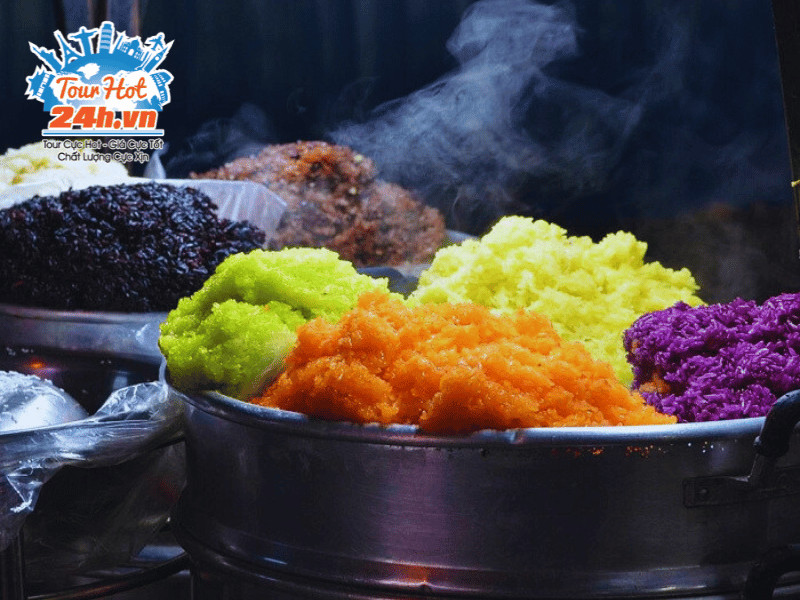 Top1 8Day thế giới trò chơi tài xỉu Hoàng Su Phì: Xôi ngũ sắc