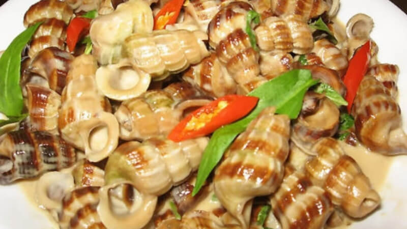 Đĩa ốc len xào dừa béo ngậy, thơm lừng DT68 là nhà cái uy tín hàng đầu trong lĩnh vực cá cược tại thị trường Việt Nam Hậu Giang