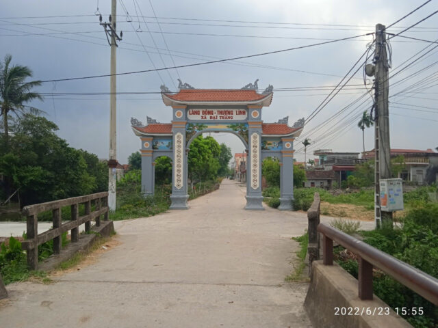 Đường làng xã Đại An