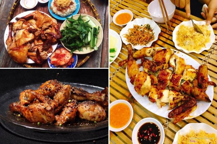 Gà nướng O O O hấp dẫn