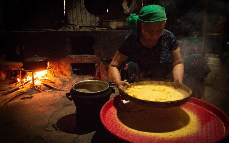 Giá trị văn hóa của mèn mén trong ẩm thực H'Mông