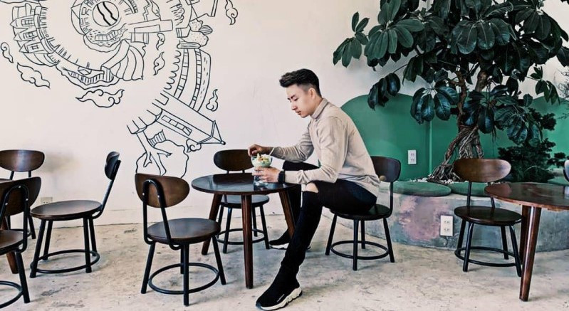 Góc check in tại Chạm Kem Bơ Cafe Đà Lạt
