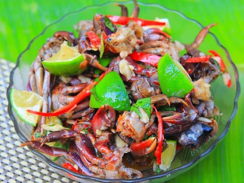 Gỏi ba khía trộn Bạc Liêu