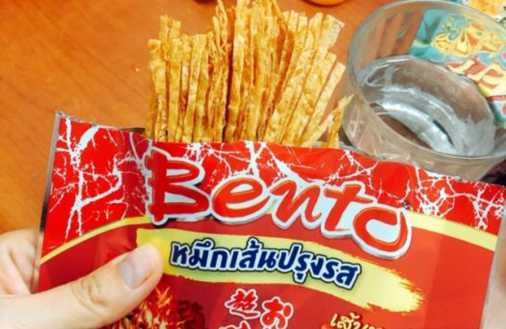 Gói mực Bento Thái Lan cay nồng hấp dẫn