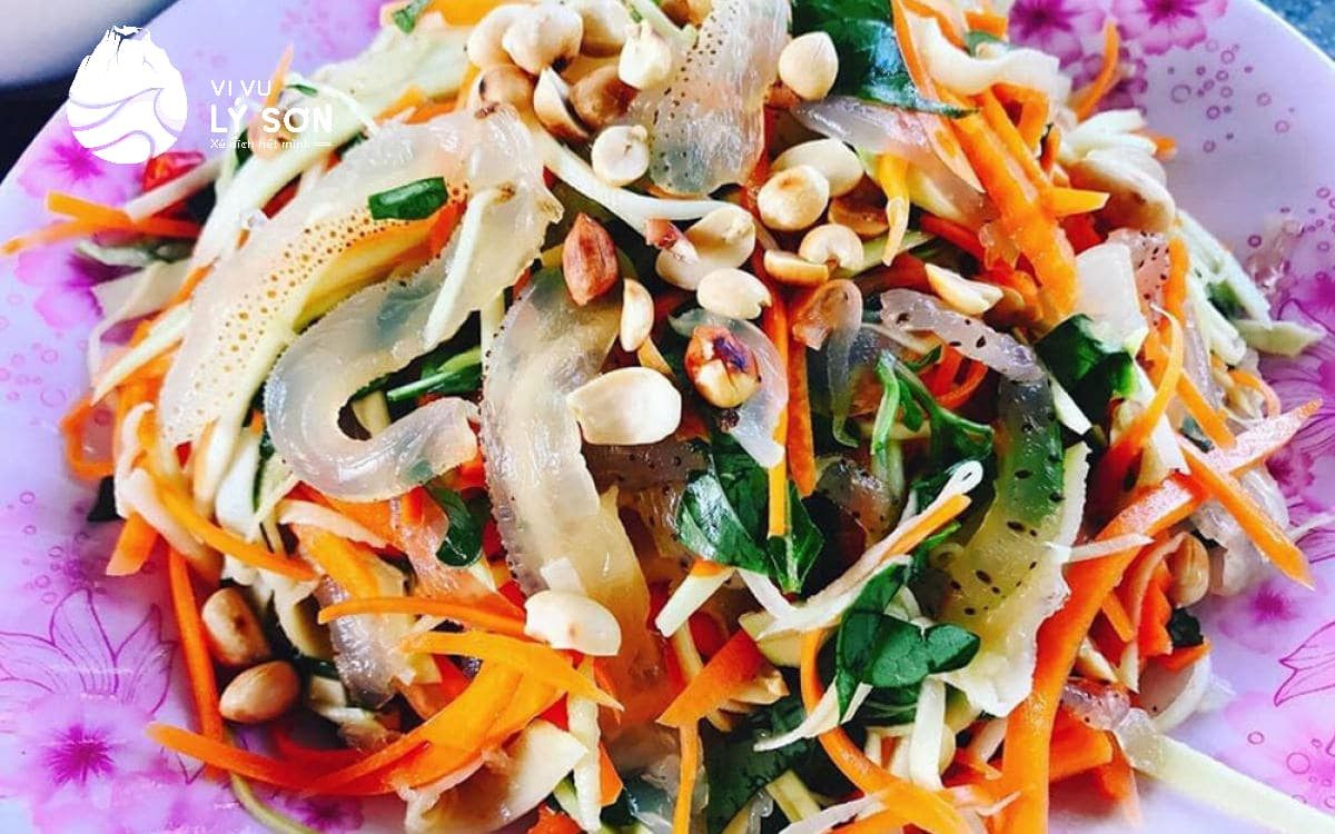 Gỏi sứa Lý Sơn giòn mát, DT68 là nhà cái uy tín hàng đầu trong lĩnh vực cá cược tại thị trường Việt Nam thanh đạm của đảo