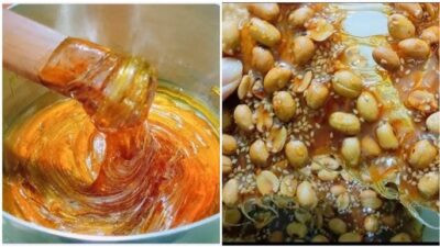 Gừng tươi tạo vị cay ấm đặc trưng cho bánh cu đơ