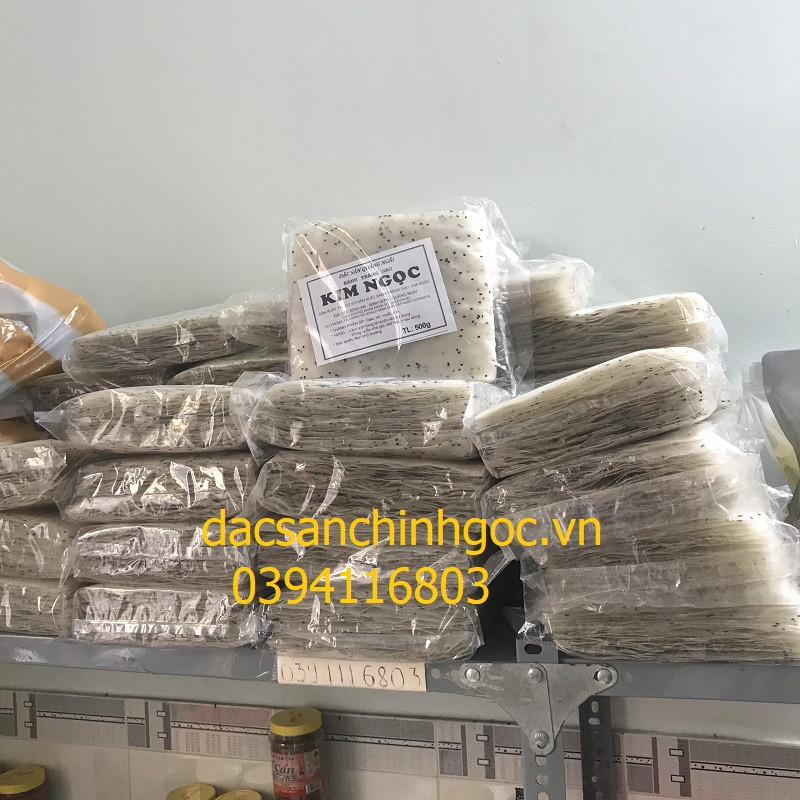Hình ảnh bao bì bánh tráng gạo mè đen Quảng Ngãi