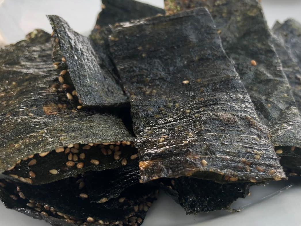 Kaipen (rong biển chiên) giòn tan, 8Day nhà cái vặt đặc trưng từ sông Mekong Lào