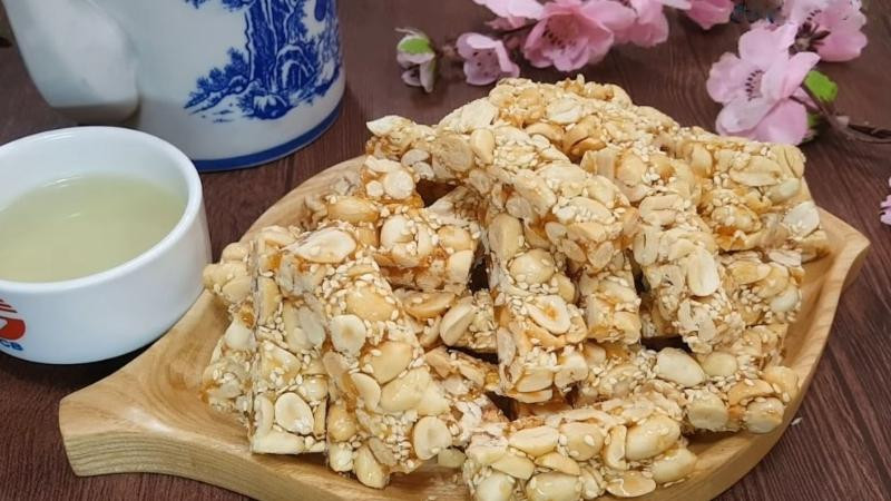 Kẹo thèo lèo đậu phộng giòn tan