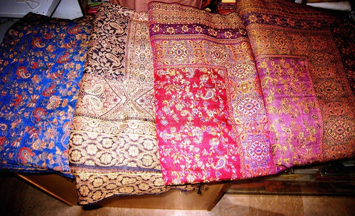 Khăn choàng Pashmina thêu tay