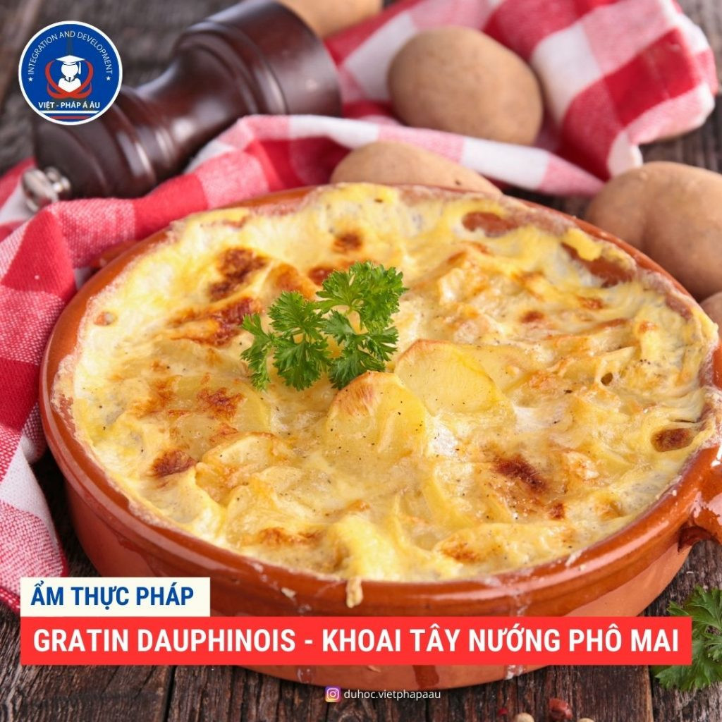 Khoai tây nướng phô mai Gratin Dauphinois, 8Day nhà cái kèm DT68 là nhà cái uy tín hàng đầu trong lĩnh vực cá cược tại thị trường Việt Nam nước Pháp hấp dẫn.