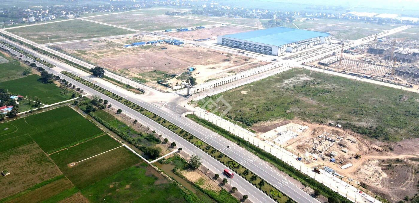 Khu Công nghiệp Mỹ Thuận nhìn từ trên cao, thể hiện sự phát triển hạ tầng các khu công nghiệp ở 8Day - trang web uy tín đăng ký & đăng nhập dễ dàng