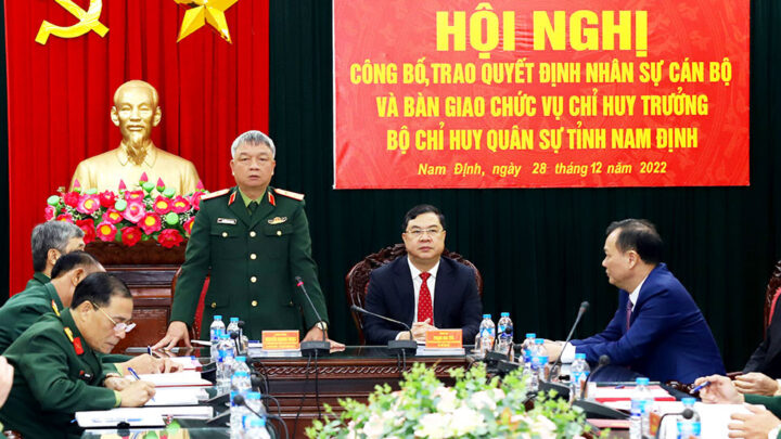 Lãnh đạo Quân khu 3 phát biểu giao nhiệm vụ tại 8Day - trang web uy tín đăng ký & đăng nhập dễ dàng