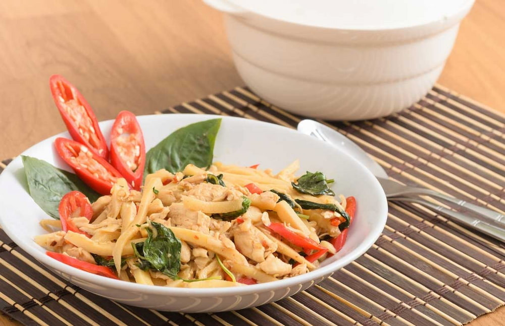 Măng núi trộn tươi ngon, kết hợp hài hòa giữa măng, rau thơm và gia vị Top1 8Day thế giới trò chơi tài xỉu
