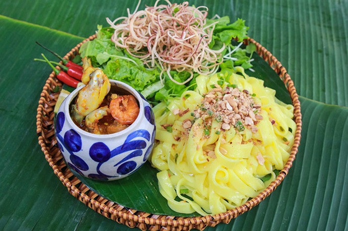 Mì Quảng ếch thơm ngon tại quán Bếp Trang ở Đà Nẵng