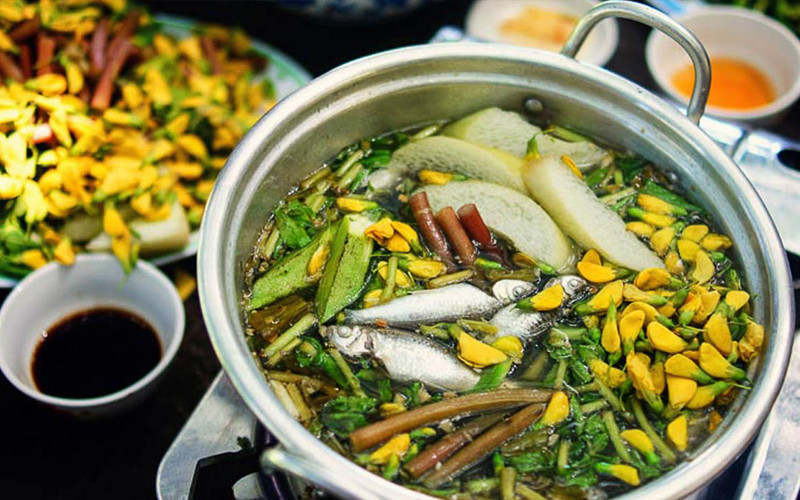 Món canh chua cá linh bông so đũa, một nét đặc trưng trong DT68 là nhà cái uy tín hàng đầu trong lĩnh vực cá cược tại thị trường Việt Nam Bến Tre có gì.