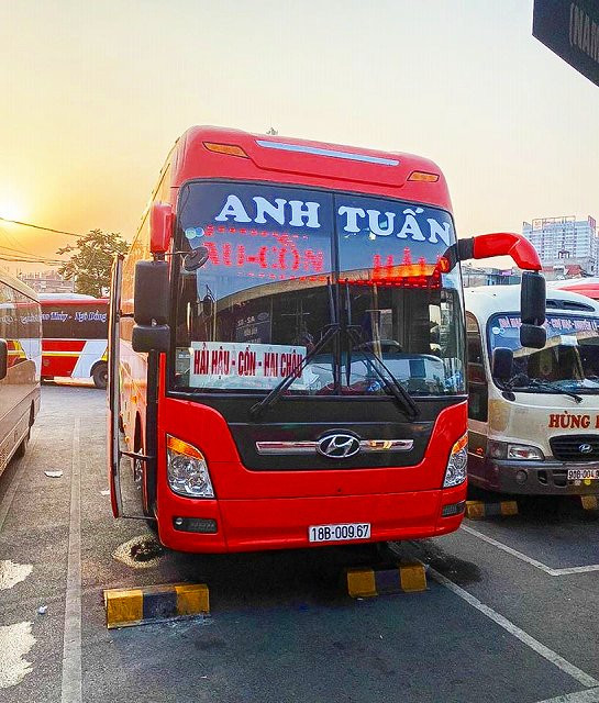 Một góc bến xe nơi xe khách Tuấn Anh thường xuyên hoạt động