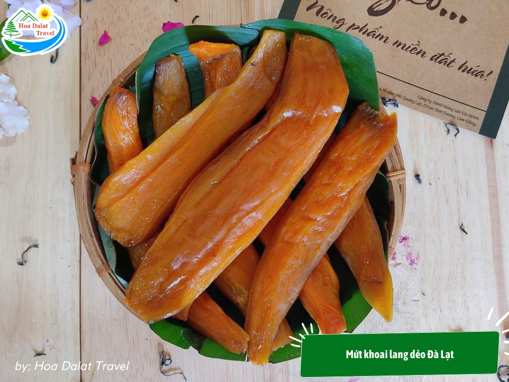 Mứt khoai lang dẻo Đà Lạt ngọt bùi