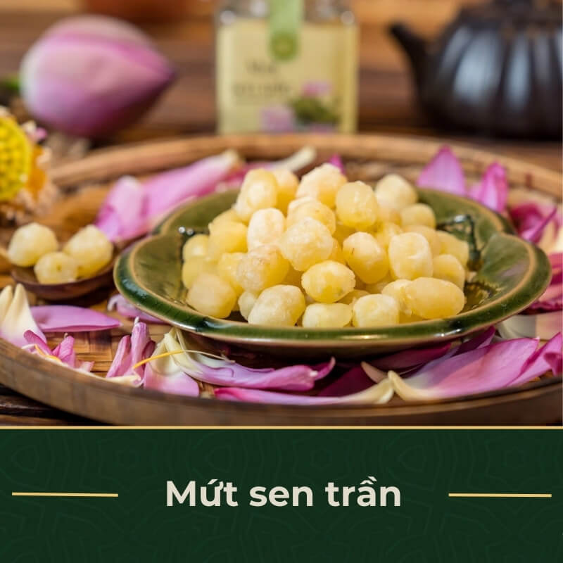 Mứt sen trần Hà Nội thơm ngon