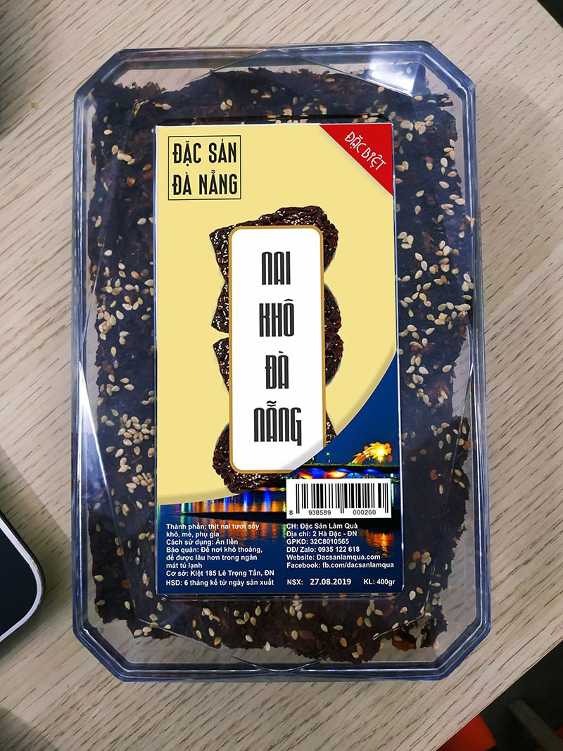 Nai khô Đà Nẵng, quà thượng hạng và đặc biệt