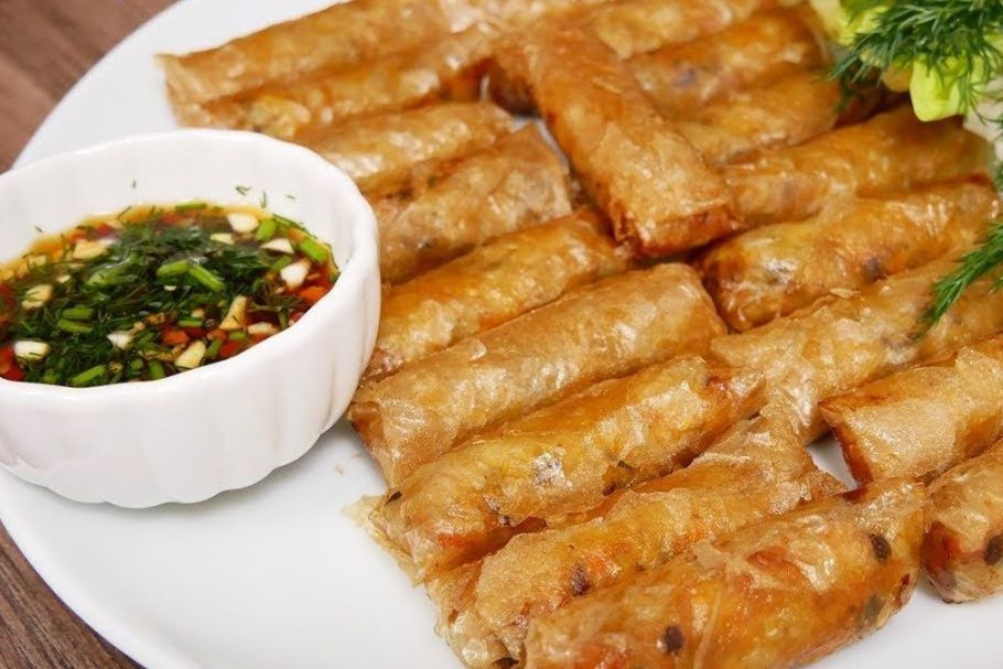 Nem chả cá chiên