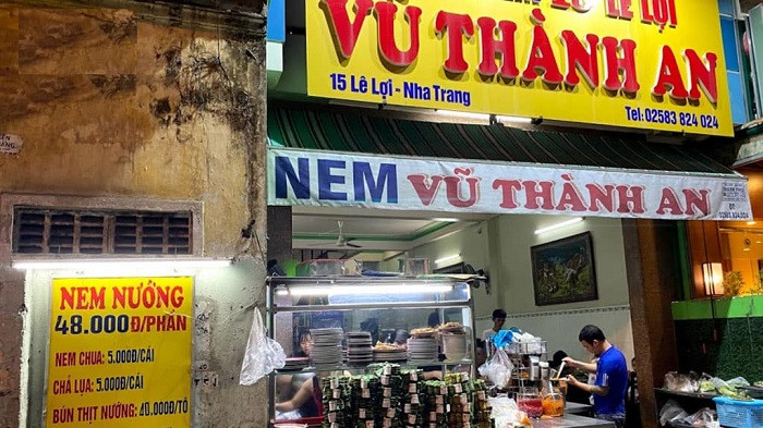 Nem nướng Vũ Thành An phục vụ cả ngày
