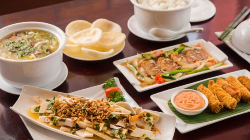 Nhà hàng Chay Bếp xanh An Duyên, món chay thanh đạm ở Quận 5
