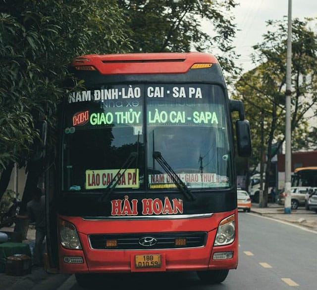 Nhà xe Hải Hoàn chạy tuyến Giao Thủy - Sapa