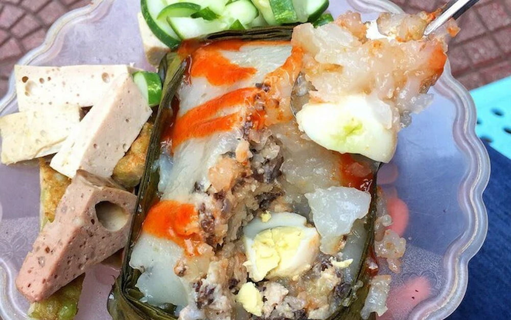 Nhân bánh giò Tây Hồ đầy đặn và thơm ngon